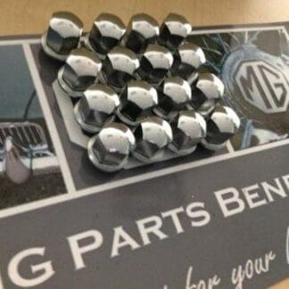 V8 wheelnuts nieuw en origineel chroom