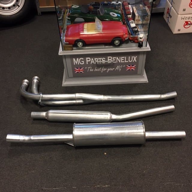 C011 mild steel exhaust CB2