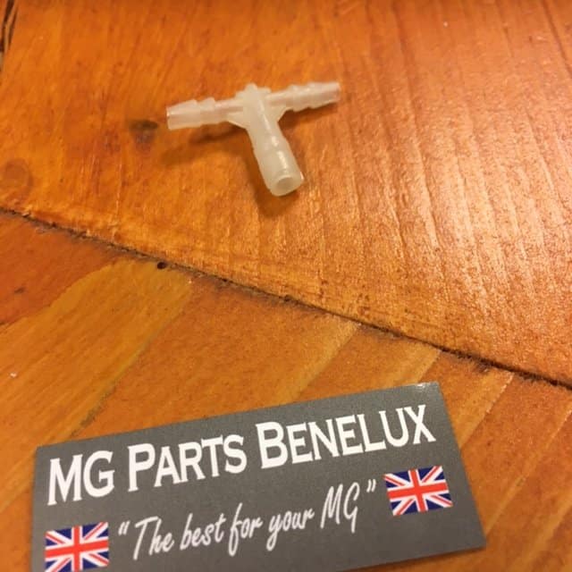 Washer jet valve Tpiece (3mm) MG Parts Benelux