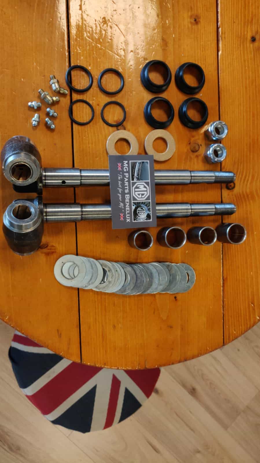 MGB King pin set MG Parts Benelux